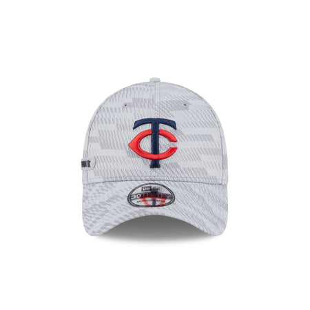 Minnesota Twins 2025 Clubhouse Gray 39THIRTY Stretch Fit