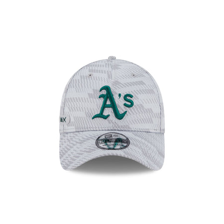 Oakland Athletics 2025 Clubhouse Gray 39THIRTY Stretch Fit