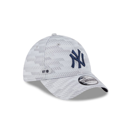 New York Yankees 2025 Clubhouse Gray 39THIRTY Stretch Fit