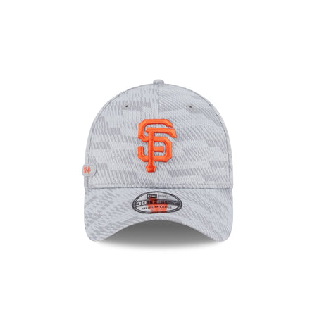 San Francisco Giants 2025 Clubhouse Gray 39THIRTY Stretch Fit