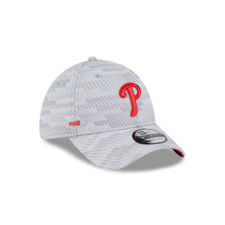 Philadelphia Phillies 2025 Clubhouse Gray 39THIRTY Stretch Fit