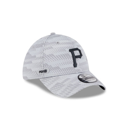 Pittsburgh Pirates 2025 Clubhouse Gray 39THIRTY Stretch Fit