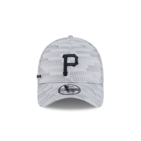 Pittsburgh Pirates 2025 Clubhouse Gray 39THIRTY Stretch Fit