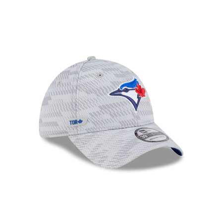 Toronto Blue Jays 2025 Clubhouse Gray 39THIRTY Stretch Fit