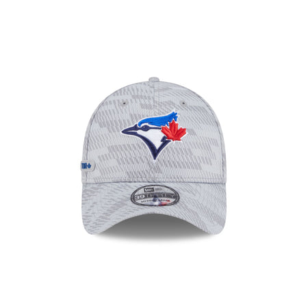 Toronto Blue Jays 2025 Clubhouse Gray 39THIRTY Stretch Fit