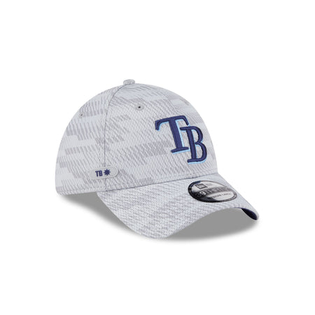 Tampa Bay Rays 2025 Clubhouse Gray 39THIRTY Stretch Fit