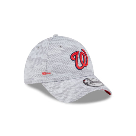 Washington Nationals 2025 Clubhouse Gray 39THIRTY Stretch Fit