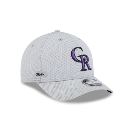 Colorado Rockies 2025 Clubhouse Gray 9FORTY M-Crown Snapback Hat