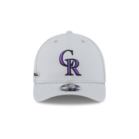 Colorado Rockies 2025 Clubhouse Gray 9FORTY M-Crown Snapback Hat