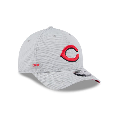 Cincinnati Reds 2025 Clubhouse Gray 9FORTY M-Crown Snapback Hat