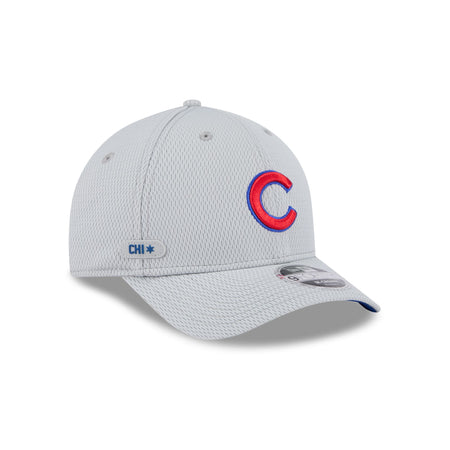 Chicago Cubs 2025 Clubhouse Gray 9FORTY M-Crown Snapback Hat