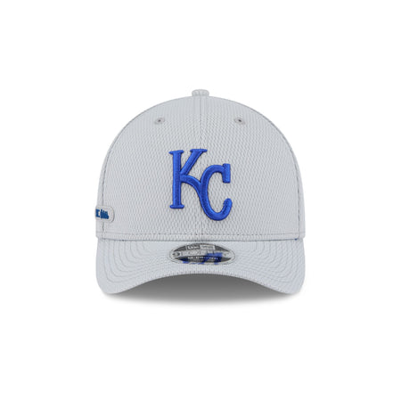 Kansas City Royals 2025 Clubhouse Gray 9FORTY M-Crown Snapback Hat