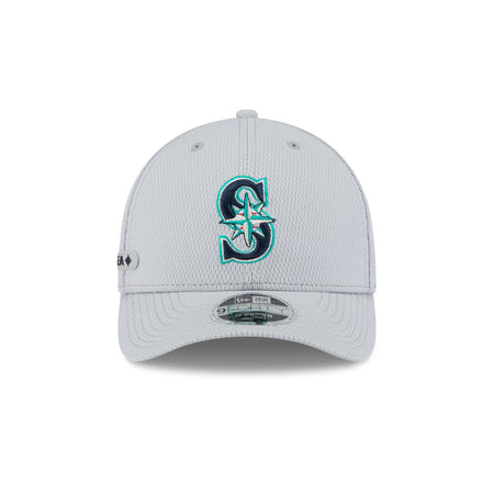 Seattle Mariners 2025 Clubhouse Gray 9FORTY M-Crown Snapback Hat