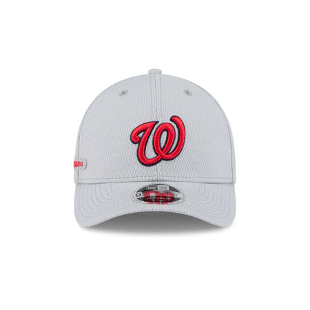 Washington Nationals 2025 Clubhouse Gray 9FORTY M-Crown Snapback Hat