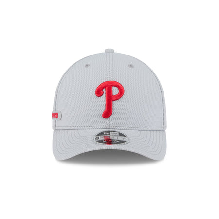 Philadelphia Phillies 2025 Clubhouse Gray 9FORTY M-Crown Snapback Hat