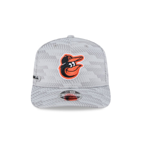 Baltimore Orioles 2025 Clubhouse Gray 9SEVENTY Stretch-Snap Hat