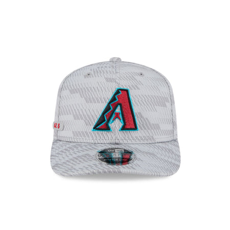 Arizona Diamondbacks 2025 Clubhouse Gray 9SEVENTY Stretch-Snap Hat