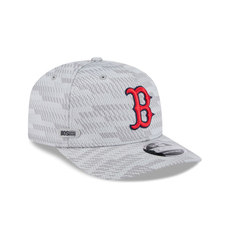 Boston Red Sox 2025 Clubhouse Gray 9SEVENTY Stretch-Snap Hat