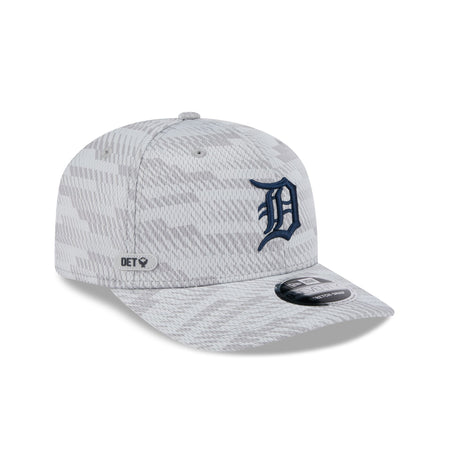 Detroit Tigers 2025 Clubhouse Gray 9SEVENTY Stretch-Snap Hat