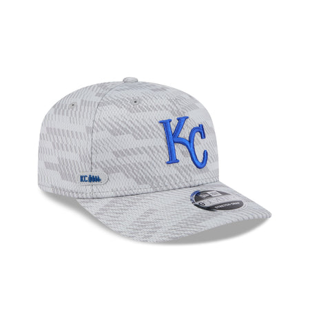 Kansas City Royals 2025 Clubhouse Gray 9SEVENTY Stretch-Snap Hat