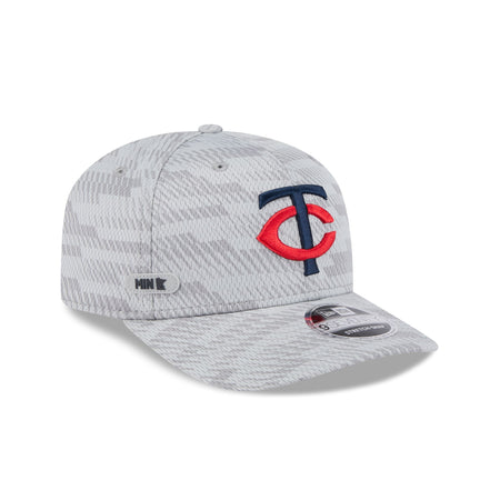 Minnesota Twins 2025 Clubhouse Gray 9SEVENTY Stretch-Snap Hat