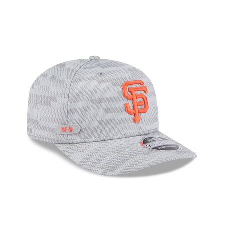 San Francisco Giants 2025 Clubhouse Gray 9SEVENTY Stretch-Snap Hat