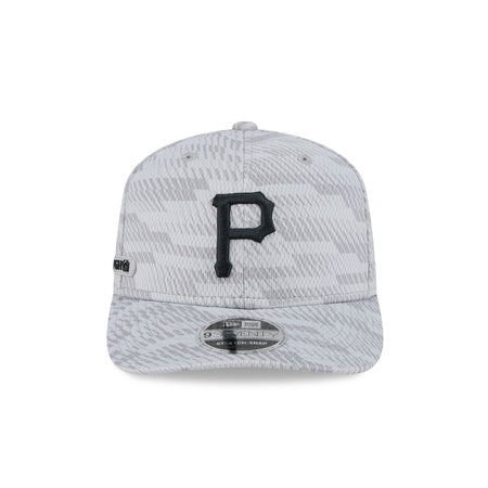 Pittsburgh Pirates 2025 Clubhouse Gray 9SEVENTY Stretch-Snap Hat