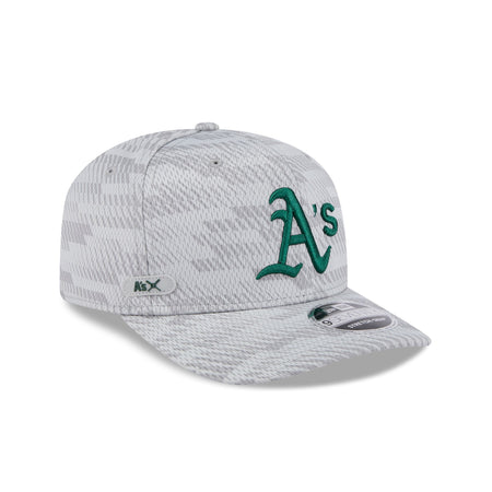 Athletics 2025 Clubhouse Gray 9SEVENTY Stretch-Snap Hat