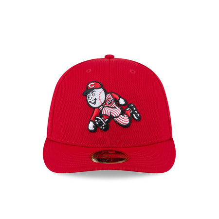 Cincinnati Reds 2025 Clubhouse Alt Low Profile 59FIFTY Fitted Hat