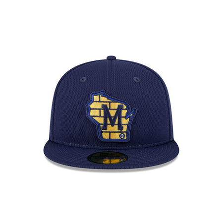 Milwaukee Brewers 2025 Clubhouse Alt Low Profile 59FIFTY Fitted Hat