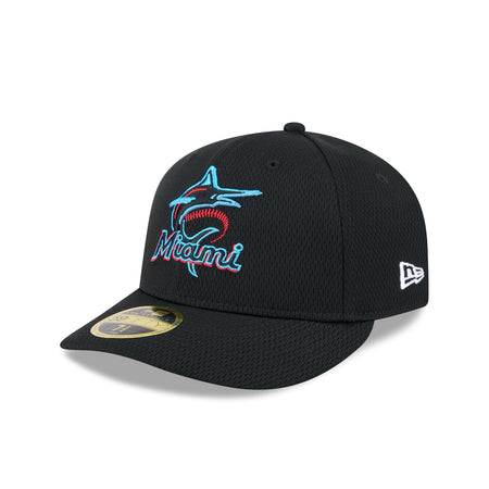 Miami Marlins 2025 Clubhouse Alt Low Profile 59FIFTY Fitted Hat