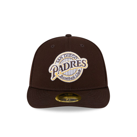 San Diego Padres 2025 Clubhouse Alt Low Profile 59FIFTY Fitted Hat