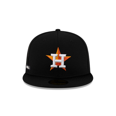 Houston Astros 2025 Clubhouse Black 59FIFTY Fitted Hat