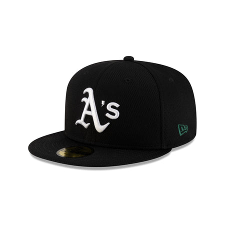 Athletics 2025 Clubhouse Black 59FIFTY Fitted Hat