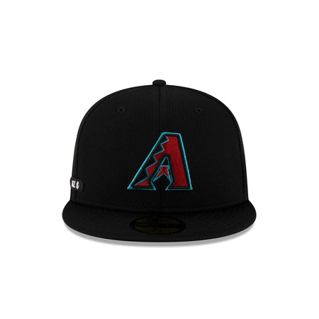 Arizona Diamondbacks 2025 Clubhouse Black 59FIFTY Fitted Hat