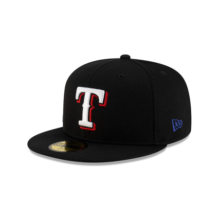 Texas Rangers 2025 Clubhouse Black 59FIFTY Fitted Hat