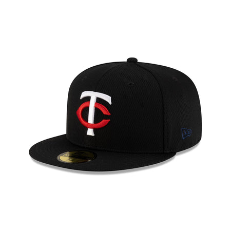 Minnesota Twins 2025 Clubhouse Black 59FIFTY Fitted Hat