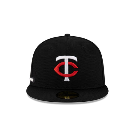 Minnesota Twins 2025 Clubhouse Black 59FIFTY Fitted Hat