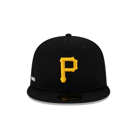 Pittsburgh Pirates 2025 Clubhouse Black 59FIFTY Fitted Hat