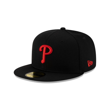 Philadelphia Phillies 2025 Clubhouse Black 59FIFTY Fitted Hat