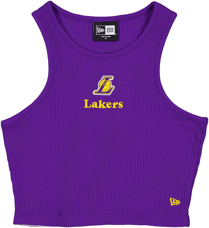 Los Angeles Lakers Leisure Cropped Women's Tank Top