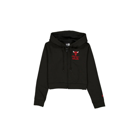 Chicago Bulls Game Day Cropped Women's Zipper Hoodie