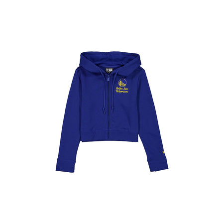 Golden State Warriors Game Day Cropped Women's Zipper Hoodie