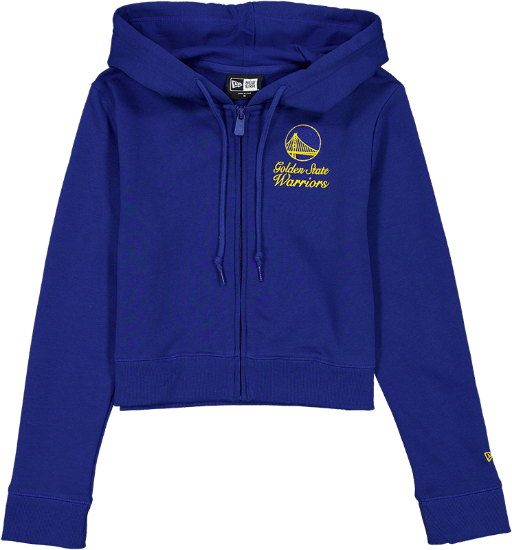 Golden State Warriors Game Day Cropped Women's Zipper Hoodie