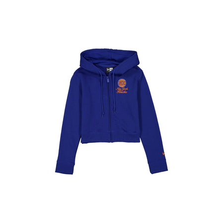 New York Knicks Game Day Cropped Women's Zipper Hoodie