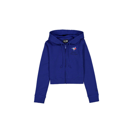 Toronto Blue Jays Game Day Cropped Women's Zipper Hoodie