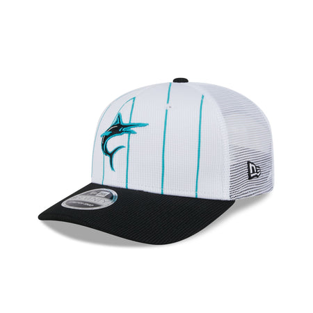 Miami Marlins 2025 Batting Practice 9SEVENTY Trucker Hat