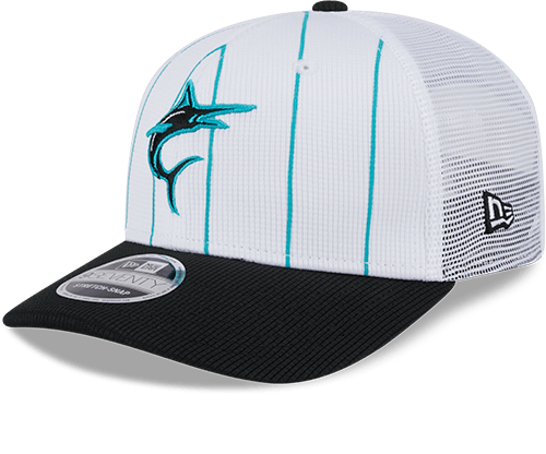 Miami Marlins 2025 Batting Practice 9SEVENTY Trucker Hat