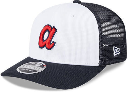 Atlanta Braves 2025 Batting Practice 9SEVENTY Trucker Hat