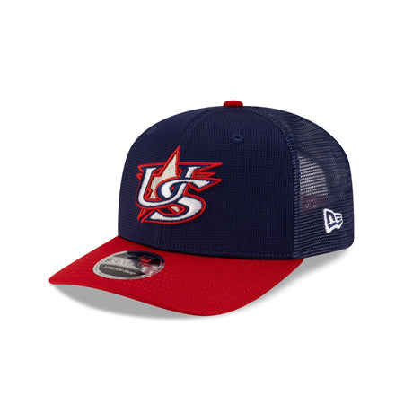 USA Baseball 2025 Batting Practice 9SEVENTY Trucker Hat